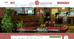 Desktop Screenshot of hotellucreziaborgia.it