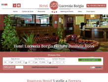 Tablet Screenshot of hotellucreziaborgia.it